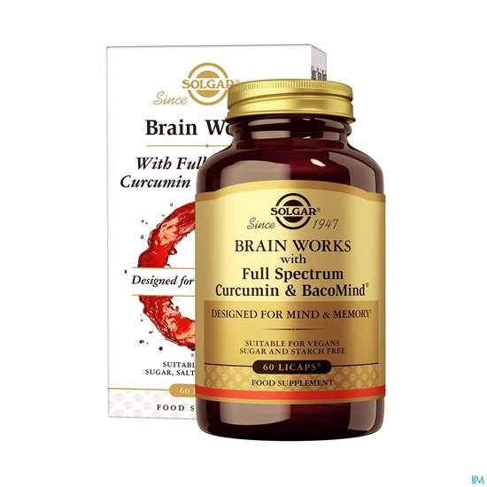 SOLGAR BRAIN WORKS 60ST PLANTAARDIGE CAPSULES